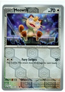 Pokemon TCG Meowth 048/064 Sv: Shrouded Fable Reverse Holo - Picture 1 of 1