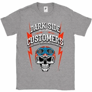 Camiseta Live Fast Die Young Dark Side Clientes Carreras Calavera Hombre - Imagen 1 de 12