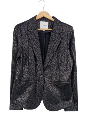 ICHI Blazer corto Mujeres Blazer Talla EU 40 negro-marrón-negro look casual - Imagen 1 de 4