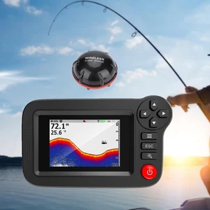 Depth Finder 0.8-50M Deep Rechargeable 3.5" Multipurpose Lightweight Sonar - Picture 1 of 7