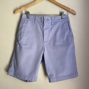 J Crew Crewcurts Boys 16 Periwinkle Shorts Cotton Stretch Breathable School 8" - Picture 1 of 7