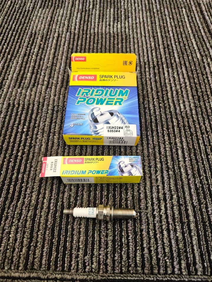 (CANTIDAD 4) Bujía de alimentación de iridio Denso 5353 IXUH22 para Kia Soul 2010-2011 Foto 1 de 4