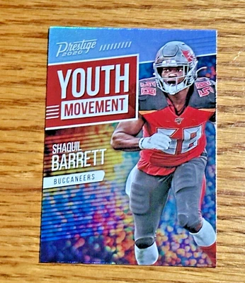 SHAQUIL BARRETT 2020 Panini Prestige #YM-SB Youth Movement - Image 1 of 2