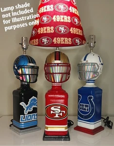 San Francisco 49ers Helmlampe Handarbeit - Bild 1 von 5