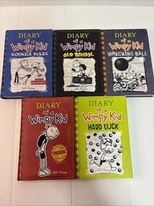 Diary of a Wimpy Kid - Lot of 5 - Hardcover Jeff Kinney - Imagen 1 de 6