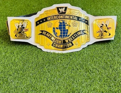 Cinturón Título Campeonato de Lucha Intercontinental Réplica 4mm Zinc Talla Adulto Foto 1 de 4