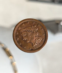 1851 USA Braided Hair Half Cent - Bild 1 von 8