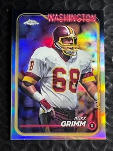2024 Topps Chrome - Russ Grimm #197 Refractor Washington Commanders - Picture 1 of 2