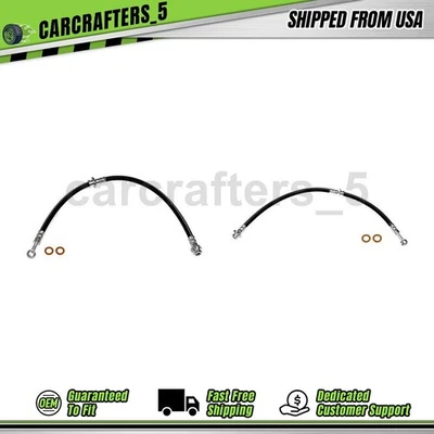 2 mangueras hidráulicas de freno delantero para Nissan Altima 2012-2018 2,5 L Foto 1 de 4