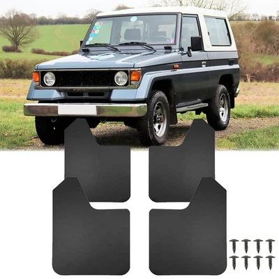 For Toyota Land Cruiser Front & Rear Mud Flap Mudguard Splash Fender Accessories - Imagem 1 de 4