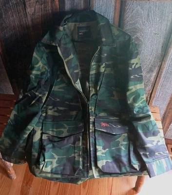 DE COLECCIÓN NUEVO WOLVERINE EE. UU. BOSQUE BOLSA DE JUEGO ABRIGO DE CAZA MEDIANO Foto 1 de 4