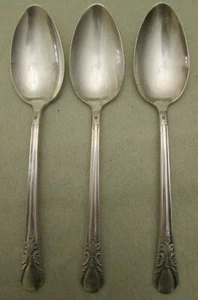 Wm Rogers Avalon / Cabin Silverplate Teaspoons - Qty. 3 - Picture 1 of 9