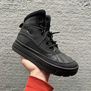 Nike ACG Woodside 2 High (GS) Triple Black Boots Size 4.5Y 524872-004 - Picture 1 of 10