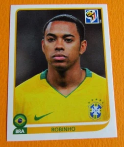 501 ROBINHO BRESIL BRASIL PANINI FOOTBALL FIFA WORLD CUP 2010 COUPE DU MONDE - Imagen 1 de 1