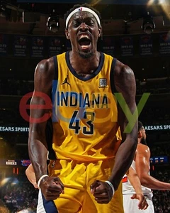 Foto de baloncesto de la NBA Pascal Siakam Screaming Celebration Indiana Pacers 8x10 - Imagen 1 de 1