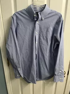 Camisa de vestir Ralph Lauren etiqueta verde para hombre azul 16 34/35 - Imagen 1 de 5