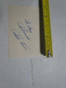 Ralph Kiner Signed Index Card - Picture 1 of 3
