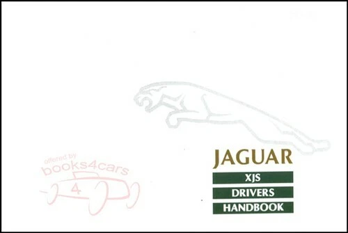 XJS JAGUAR 1990 1991 OWNERS MANUAL OWNER'S BOOK Foto 1 de 1