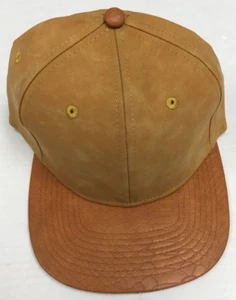 LIDS Blank Plain Faux Snakeskin Texture Bill Flat Bill Men's Snapback Cap - Picture 1 of 4