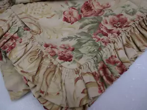 Vintage Ralph Lauren GROSVENOR Floral Ruffled Comforter Duvet Cover - King - Picture 1 of 12