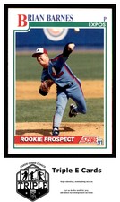 1991 Score #708 Brian Barnes RC Montreal Expos ~A3P