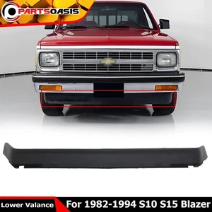 Front Lower Valance Air Deflector Primed For 1982-94 S10 S15 Blazer Sonoma Jimmy - Picture 1 of 6