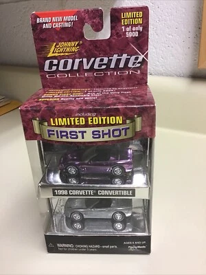 Johnny Lightning Corvette Collection First Shot 1998 Corvette кабриолет - Изображение 1 из 4