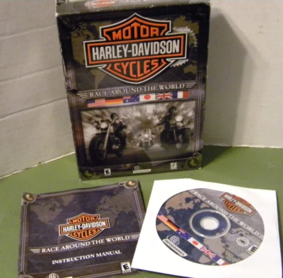 Harley-Davidson Motor Cycles Race Around the World PC Big Box Game - Image 1 of 2