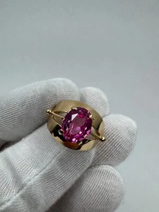 Vintage Soviet USSR Beautiful 14K 583 GOLD Ring 4.81g - 6.75 size Free Shipping - Picture 1 of 15