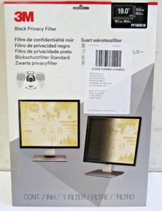 Pair Of 3M™ Privacy Filter Screen for Monitors 19" Widescreen (16:10) PF190W1B - Picture 1 of 3