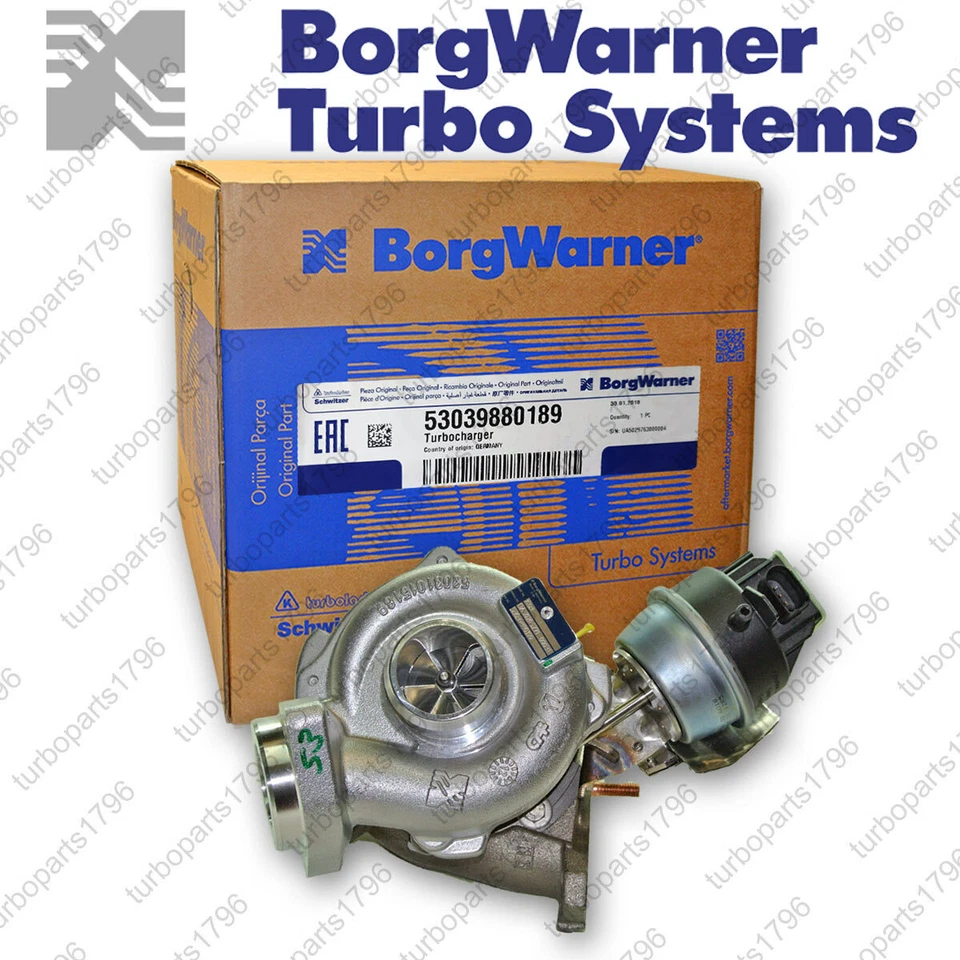 53039880189 Turbolader 2.0 TDI AUDI BorgWarner KKK K03-189