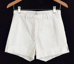 Vintage Marithe Francois Girbaud Chino Shorts Size 6 Small Cotton Stretch White - Picture 1 of 9