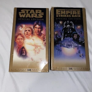 Star Wars Special Edition And The Empire Strikes Back VHS 1977, 1997 Release - Picture 1 of 2