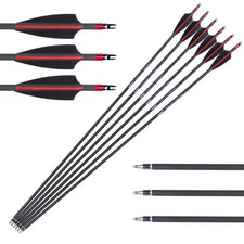 12pcs Caccia Carbonio Tiro con L'Arco 31in Frecce SP340 Antsir per Arco