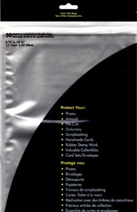 Nuevas 300 bolsas planas transparentes de 6-3/4" X 10-3/4" sin ácido y calidad de archivo - Imagen 1 de 1
