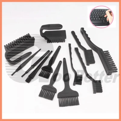 Anti Static Cleaning Brush Electronics ESD Safe PCB Board Fans Repair - Black - Image 1 of 4