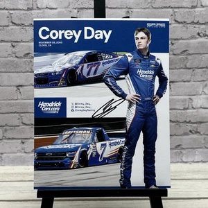 SIGNED Corey Day 2025 Hendrick Cars #7 8x10 NASCAR Truck Hero Post card - Picture 1 of 2