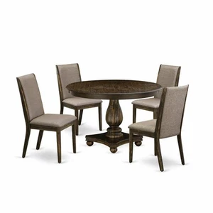 East West Furniture 5 Piece Dining Room Set Includes a Modern Dining Table... - Picture 1 of 2