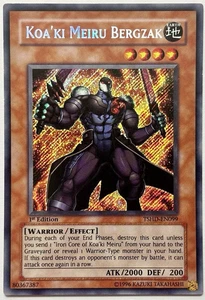 YUGIOH Koa'ki Meiru Bergzak TSHD-EN099 1st edition Secret Rare  NM - Picture 1 of 1