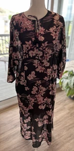 Johnny Was Long Multicolor Kaftan Dress Size X-Small NWOT - Picture 1 of 13