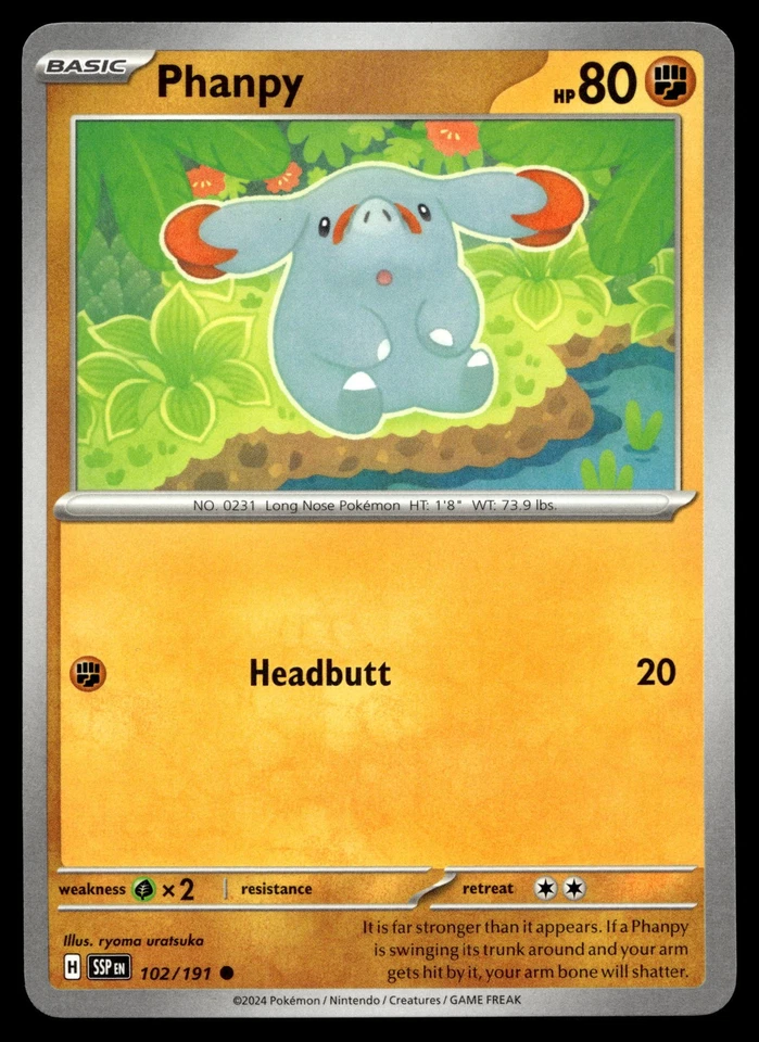 Phanpy 102/191 SV08: Surging Sparks - Image 1 of 2