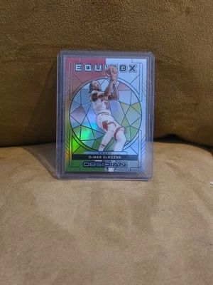 Demar DeRozan Equinox #27 Reggae Flood Electric Etch Prizm Numbered /60 Obsidian - Image 1 of 3