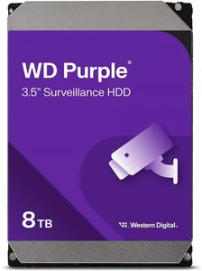 WD Purple 8TB Internal Hard Drive HDD 3.5" WD85PURZ - RECERTIFIED BY WD - Picture 1 of 1