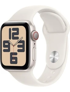 Apple Watch SE (2nd Gen) - 40mm (GPS & Cellular) - Starlight Face and Band - New - Photo 1 sur 7
