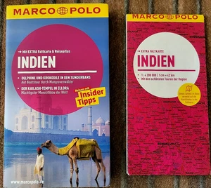 *(10) MARCO POLO ,,Reiseführer Indien" (Ausgabe 2013)--mit Extra Falt Karte - Bild 1 von 4