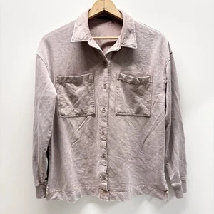 Jane & Delancy Long Sleeve Button Up Brown Shirt Women’s L - Picture 1 of 7