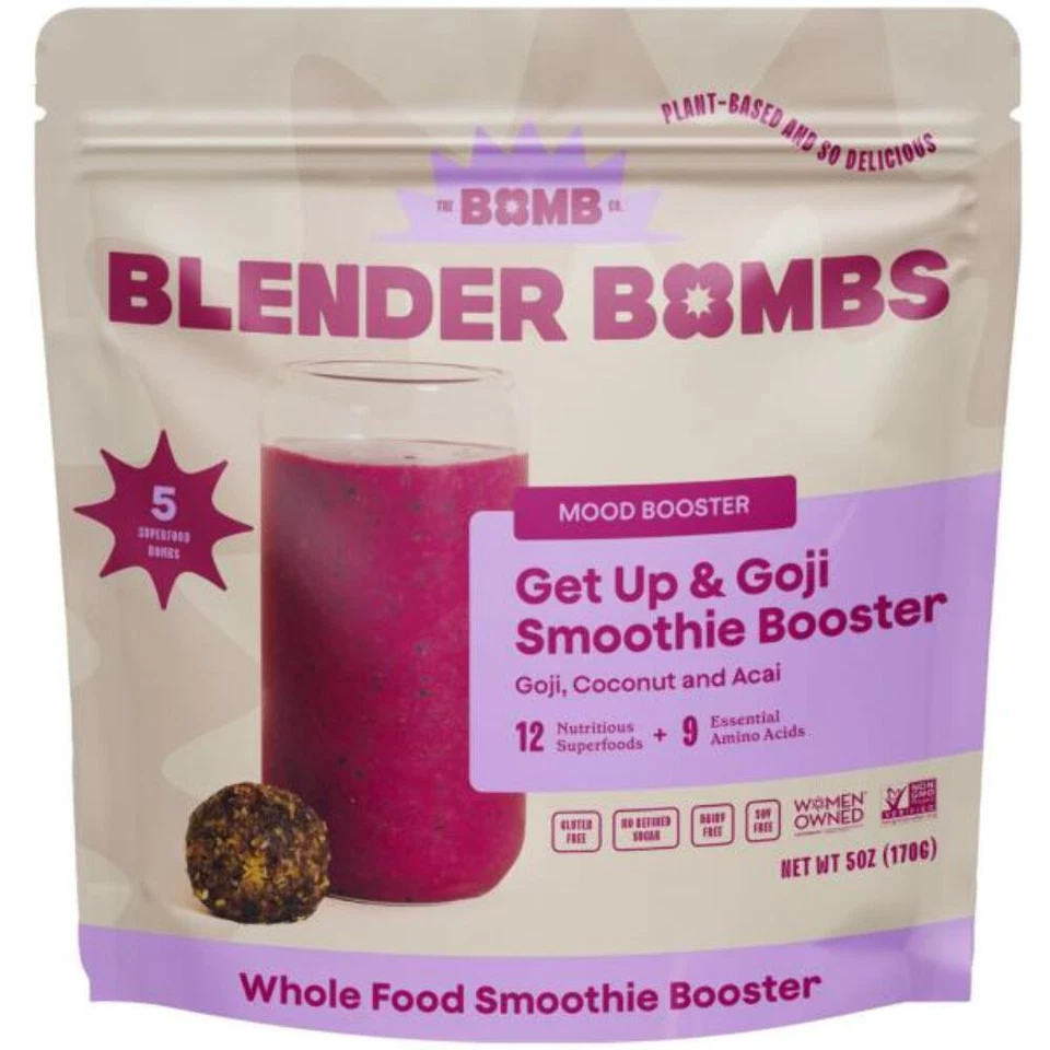 Blender Bombs, Get Up & Goji Smoothie Booster, 5 onzas Foto 1 de 1