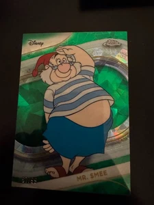 2025 Topps Cromo Disney Zafiro Mr. Smee Refractor Verde #87/99 Peter Pan - Imagen 1 de 2