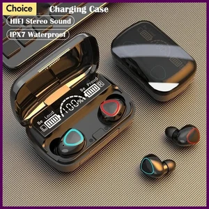 Auriculares Bluetooth M10 TWS 3500 mAh Caja de Carga Auriculares Inalámbricos con - Imagen 1 de 27