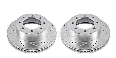 Power Stop AR8771XPR Front Drilled & Slotted Rotors for Dodge Ram 1500/2500/3500 - Image 1 of 2